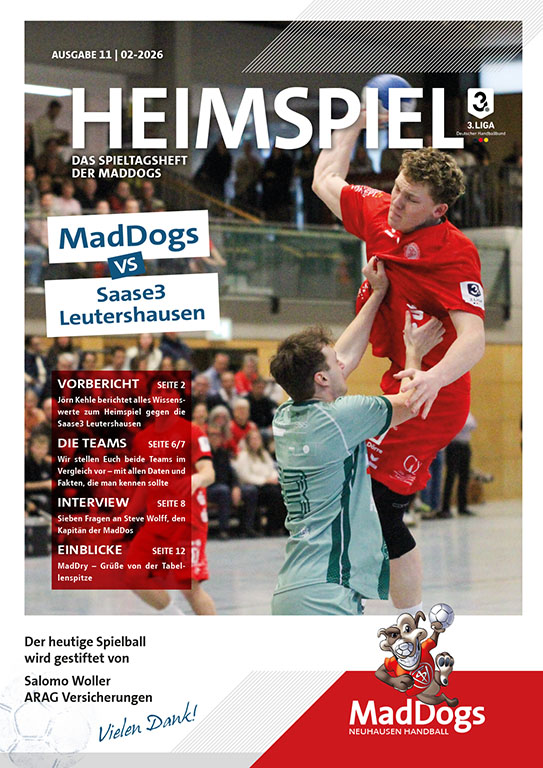 Das Spielheft zum aktuellen Heimspiel